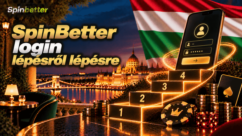 SpinBetter login lépésről lépésre
